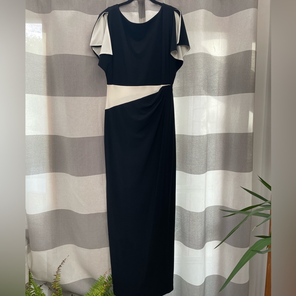 Lauren, Ralph Lauren Evening, size 10, black and white
